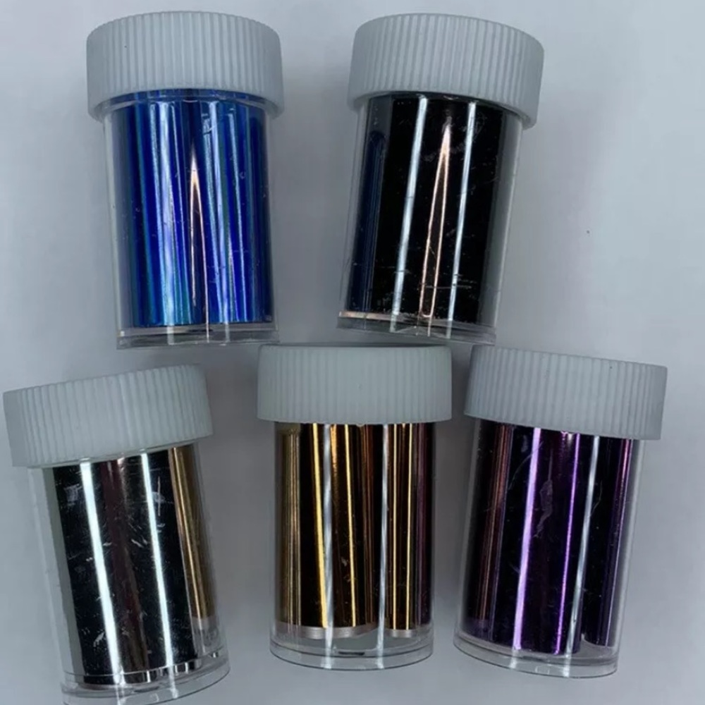 Nail foils nails art nail design
